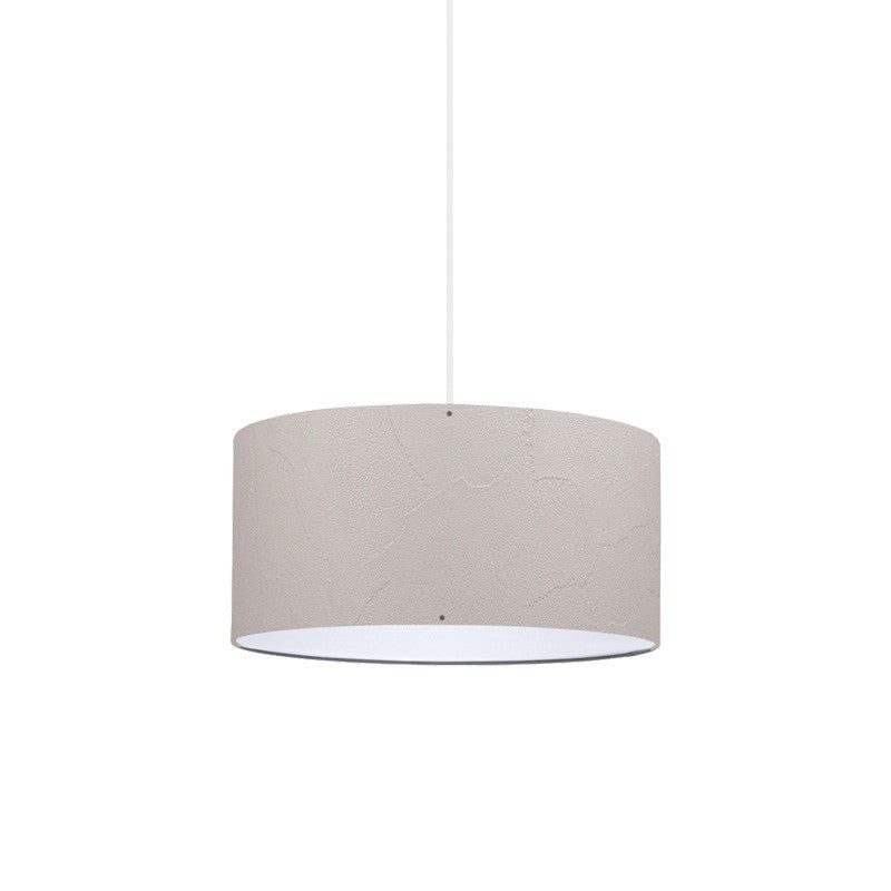 Suspension luminaire plafonnier abat jour gris 24x15 cm