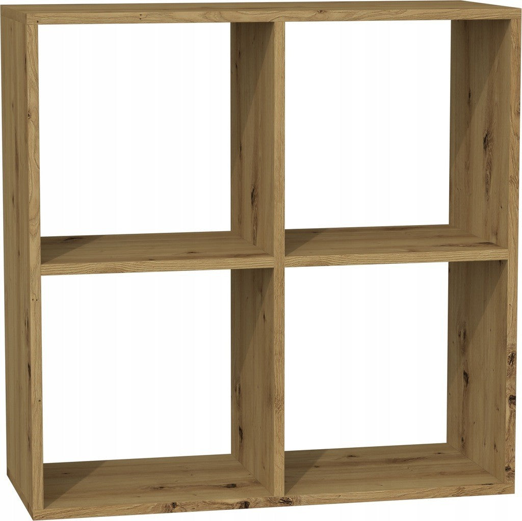 Bureau d'angle RITA 120x50x76 cm 4 niches de rangement Bois