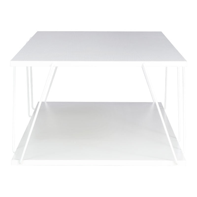 Table basse blanche 120x50x30 cm