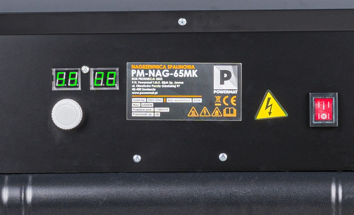 Canon à chaleur Chauffage chantier mazout 65 000 W 68 L