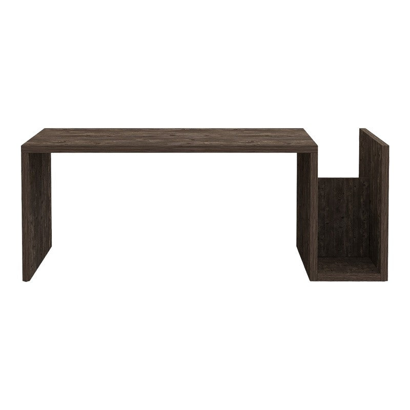 Table basse bois noyer foncé 86,8 x 50 x 32,4 cm