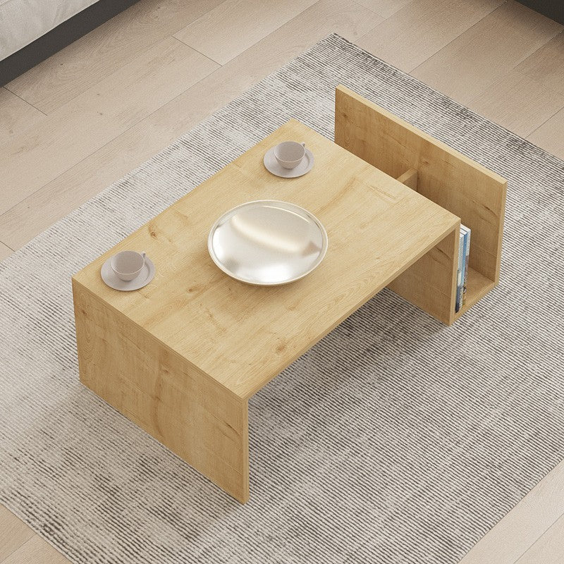 Table basse bois chêne 86,8 x 50 x 32,4 cm