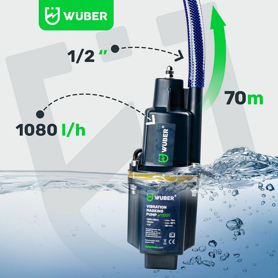 Pompe à eau submersible 3/4" 280 W