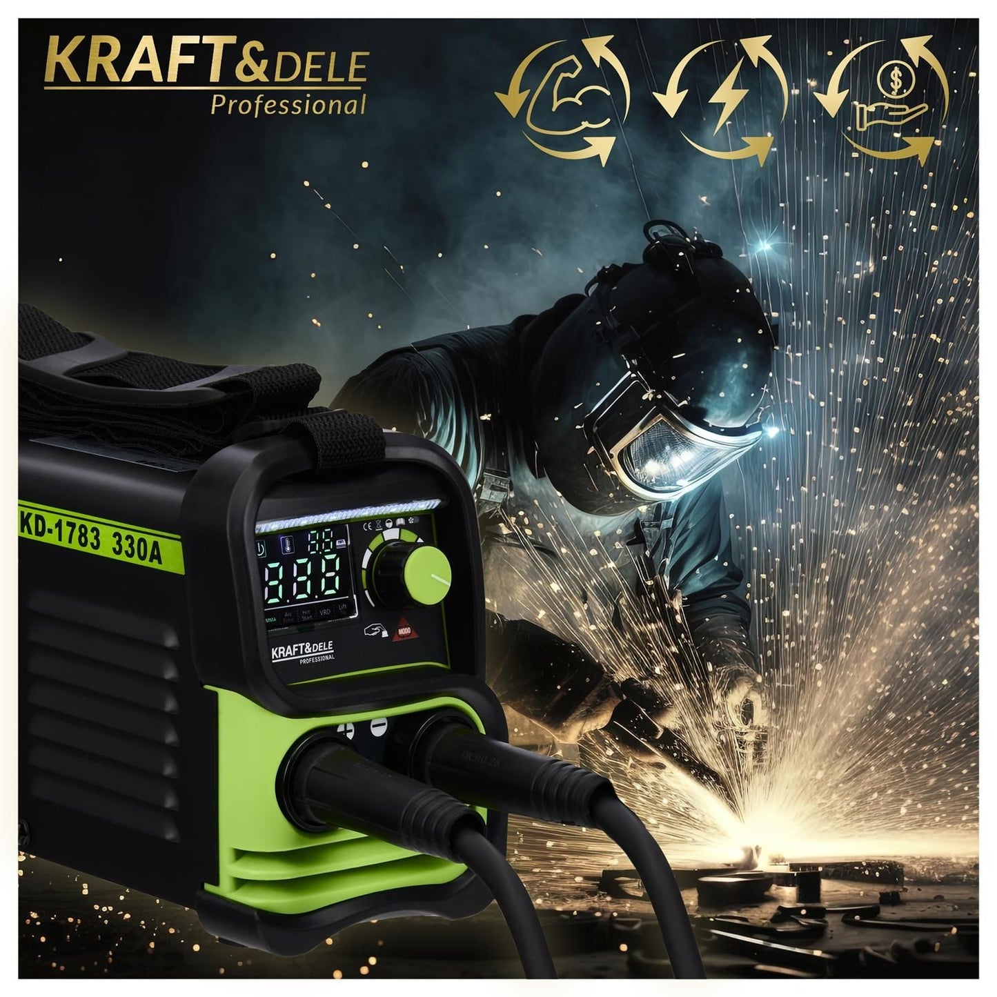 Poste à souder à onduleur 330A MMA TIG LIFT VRD
