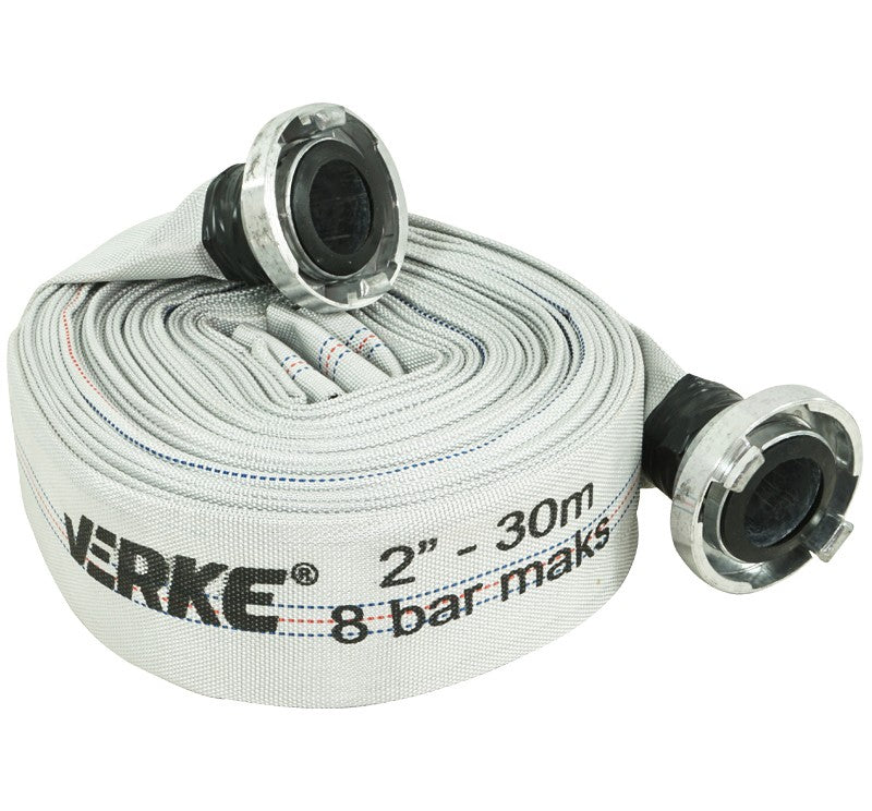 Tuyau d'incendie pompe 2"x30M avec raccords