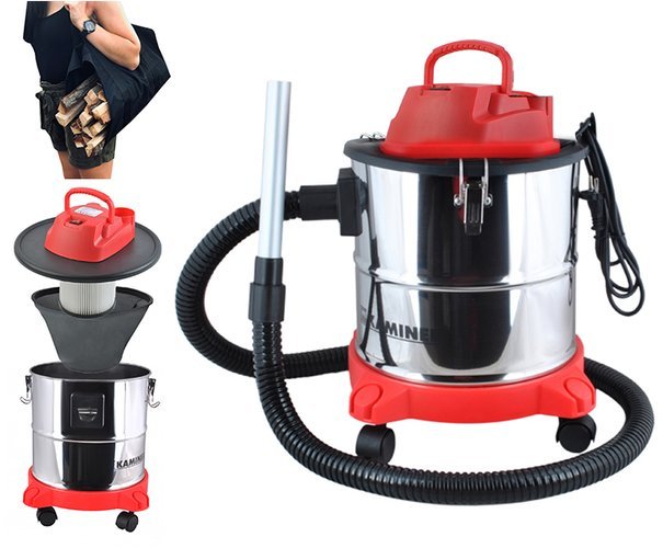 Aspirateur à cendres-20L  1200W sac de transport bois offert