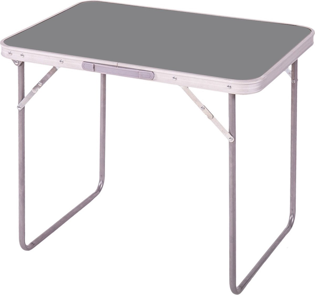 Table De Camping Pliable Avec Cadre En Métal 80x60xh70 Cm