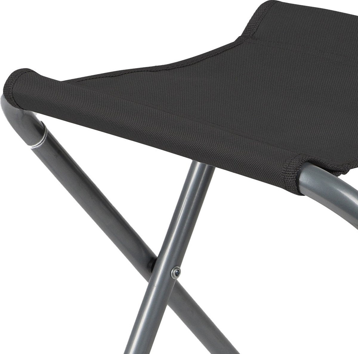 Tabouret de camping - Pliable - noir - 33 x 27 x 35 cm