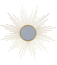 Miroir Mural Design Soleil Gold Home - Doré 60CM