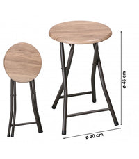 Tabouret Pliable Diam 30cm H45cm