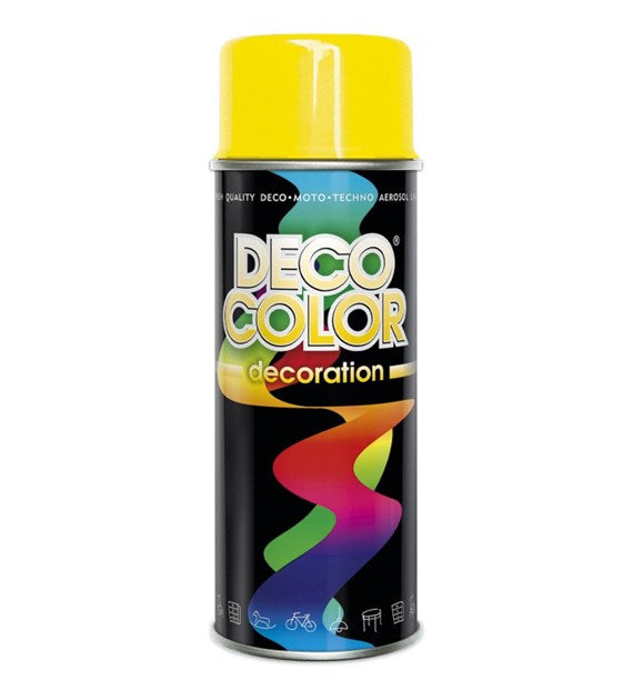 BOMBE ARÉOSOL PEINTURE DÉCO EN SPRAY 400ML RAL 1023 JAUNE