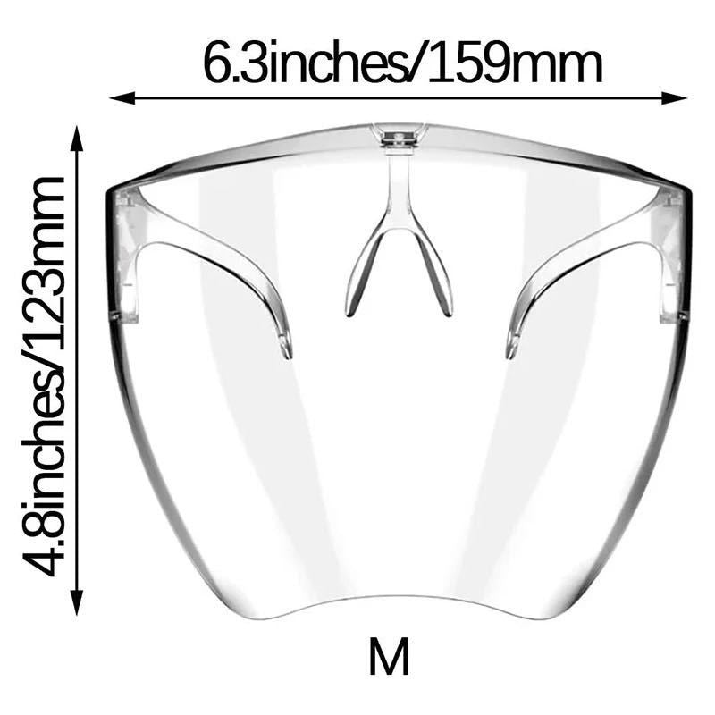 Masque de protection anti-buée et anti-meulage en polycarbonate