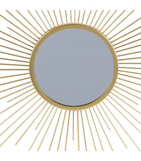 Miroir Mural Design Soleil Gold Home - Doré 60CM