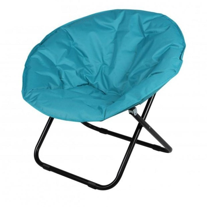 Loveuse Fauteuil Rond de Jardin bleu canard D82xh75cm