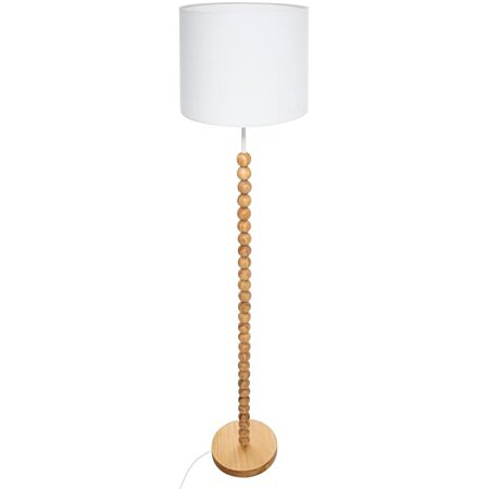 Lampadaire en Bois Design "Nino" 146cm Beige