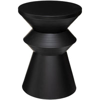 Table café totem Noir L.39.00 x l.37.00 x H.52.00