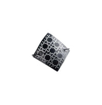 Embrasse broche pour rideau - L 10 cm x l 17,5 cm - Bobix - Noir et Argenté