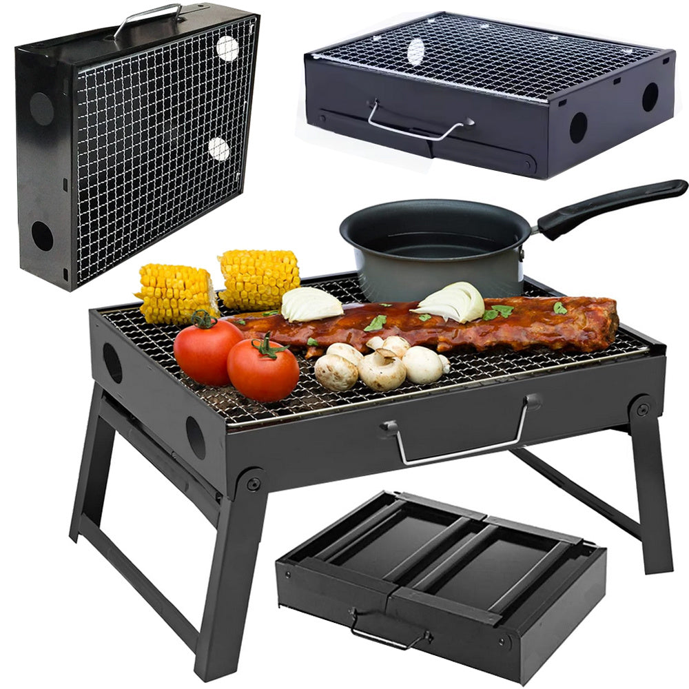 Barbecue charbon portable pliable 35X23X27 cm