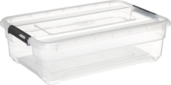 Boite rangement solutions + 26,5 l transparent - five