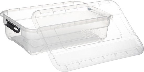 Boite rangement solutions + 26,5 l transparent - five