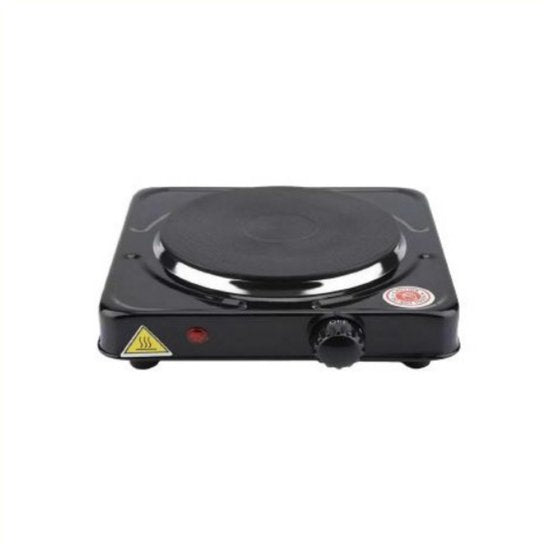 Plaque de cuisson electrique simple noir 1000W