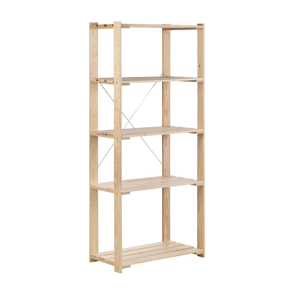 ÉTAGÈRE DOUBLÉE EVOLUTION 5 175x76,7x43cm PIN PLEIN ASTIGARRAGA