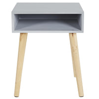 Table De Chevet "niche" 50cm Gris