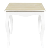 Table D'appoint En Bois "victoria" 45cm Blanc