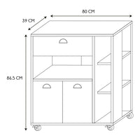 Buffet desserte cuisine en bois 86X80X39 cm