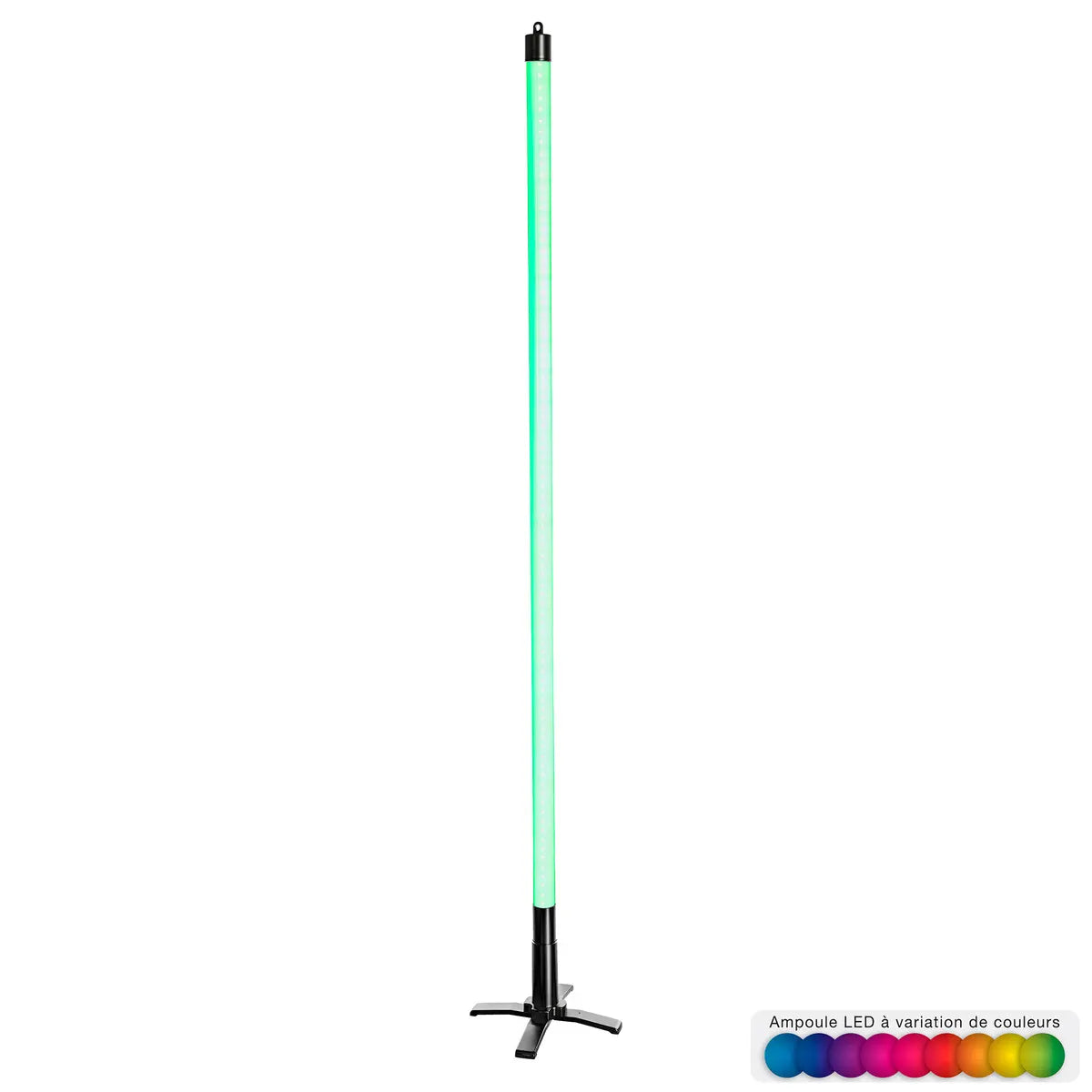 Tube Néon LED à Variation De Couleurs Avec Télécommande H 134.6 Cm