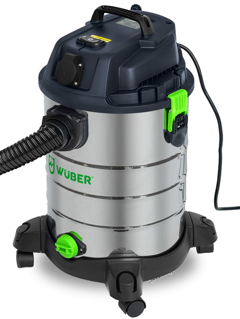 Aspirateur industriel eau/poussière Wuber 30L