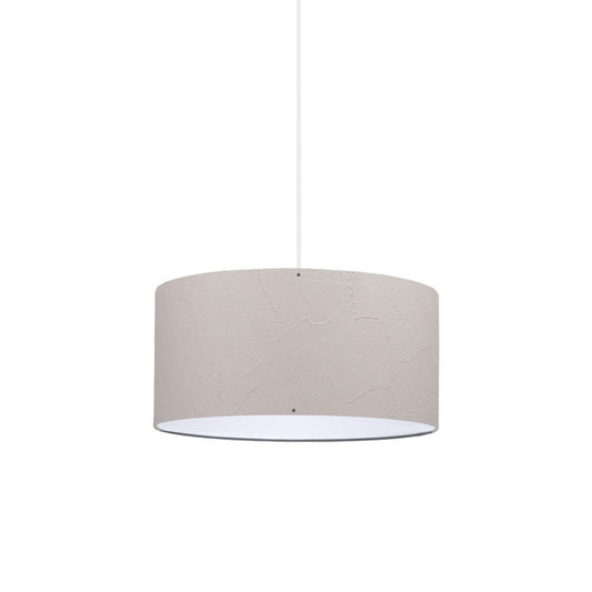 Suspension luminaire plafonnier abat jour gris 24x15 cm