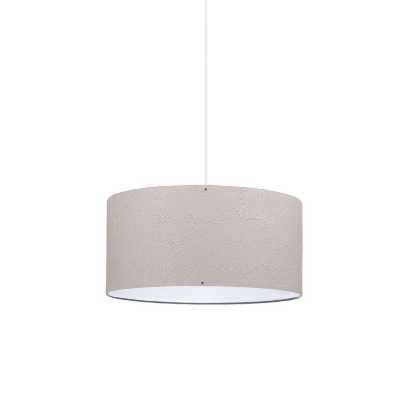 Suspension luminaire plafonnier abat jour gris 24x15 cm