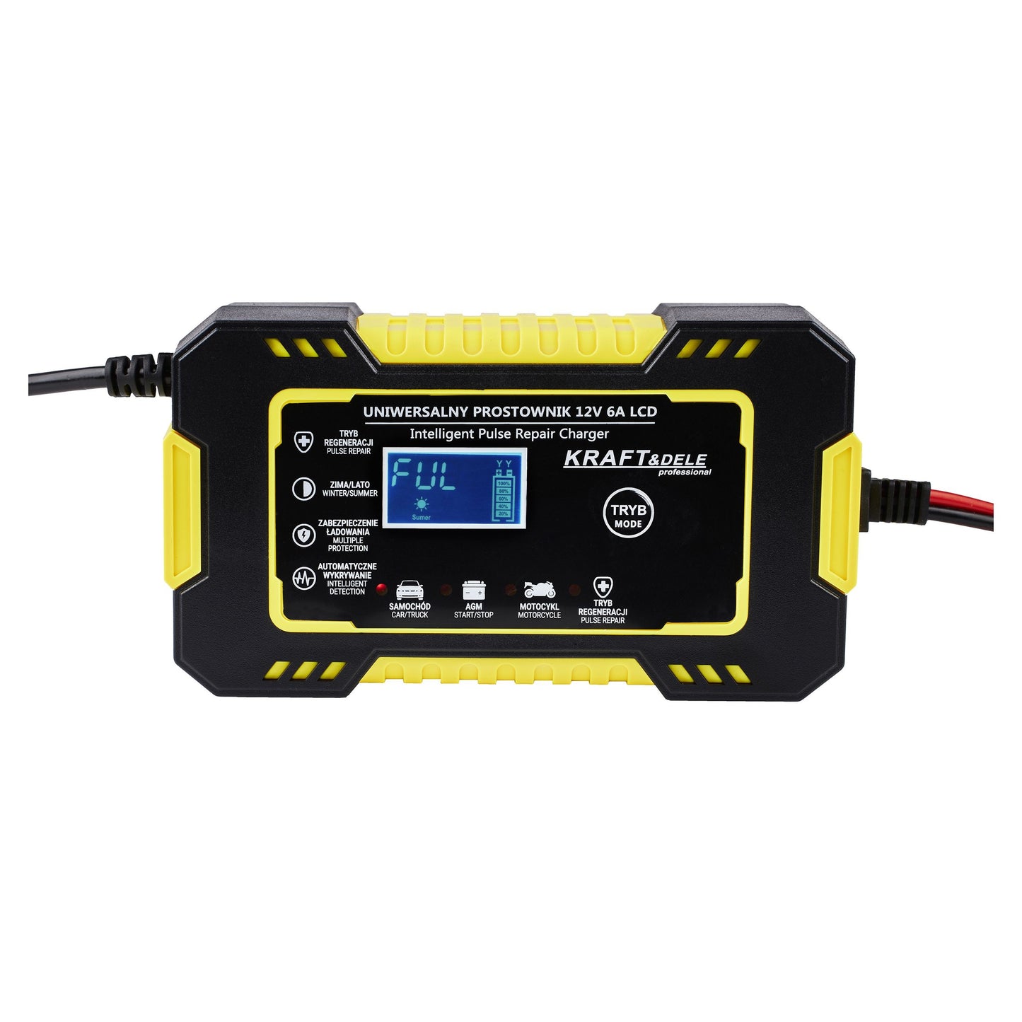 Chargeur de batterie automatique LCD 12V / 6A