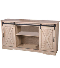 BUFFET BOIS 2 PORTES COULISSANTES 150X39.5X80CM