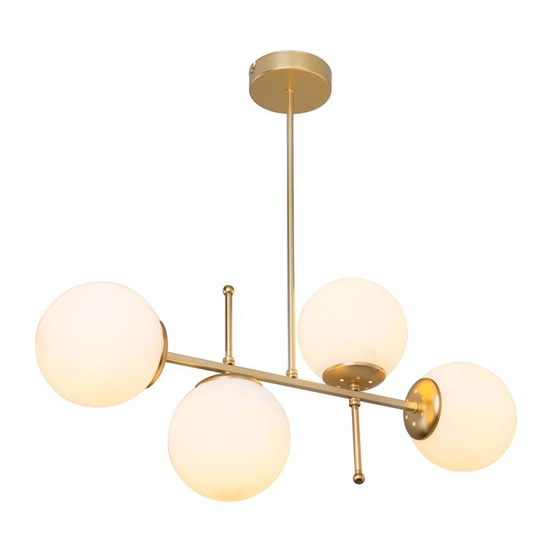 Suspension luminaire Plafonnier  Ε27 doré 70x20x65cm