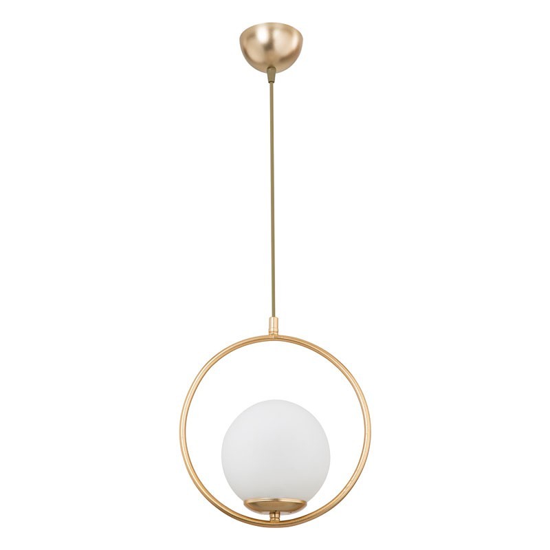 Suspension luminaire Plafonnier  Ε27 doré D26x75cm