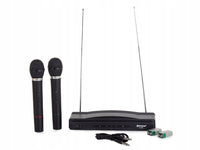 Set karaoke 2 micro sans fil + station