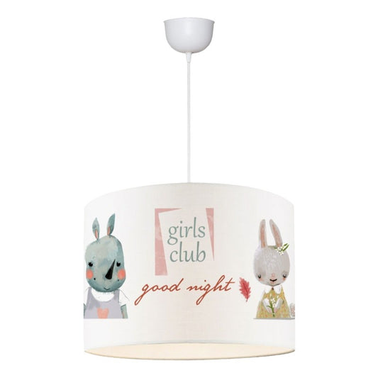 Plafonnier suspension luminaire enfant Tally multicolore D30x20cm