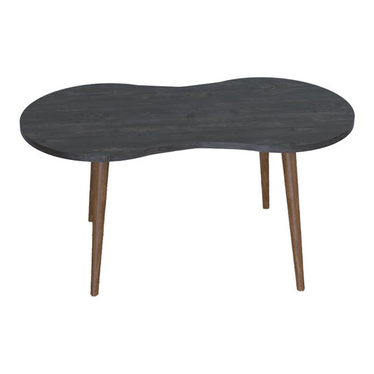 Table basse marbre noir 90x41x40cm