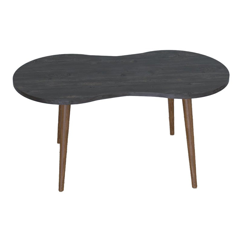Table basse marbre noir 90x41x40cm