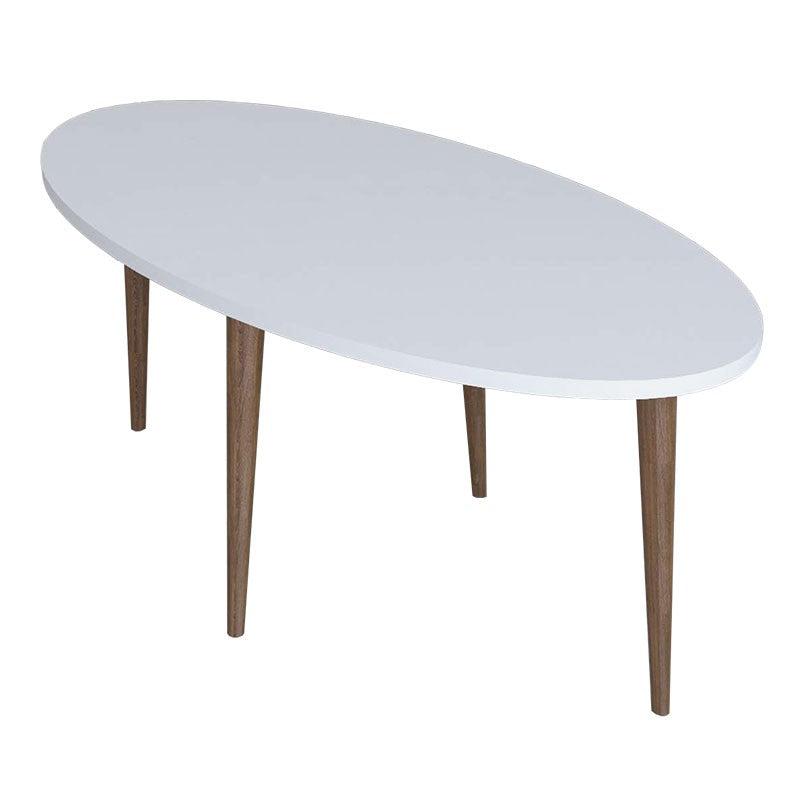 Table basse Barton bois Sonoma Blanche 90x45x40 cm