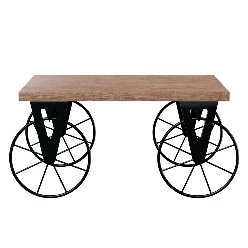 Table basse Bike bois noyer 85x55x41cm