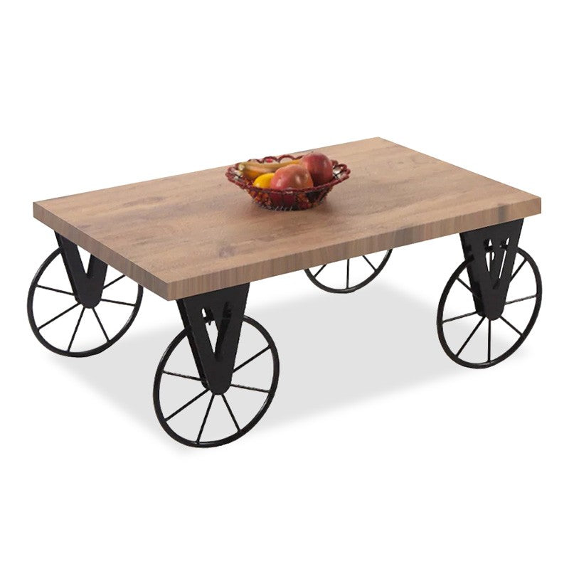 Table basse Bike bois noyer 85x55x41cm