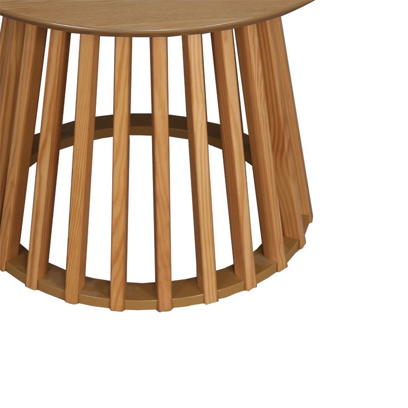 Table basse bois naturel 60x45 cm