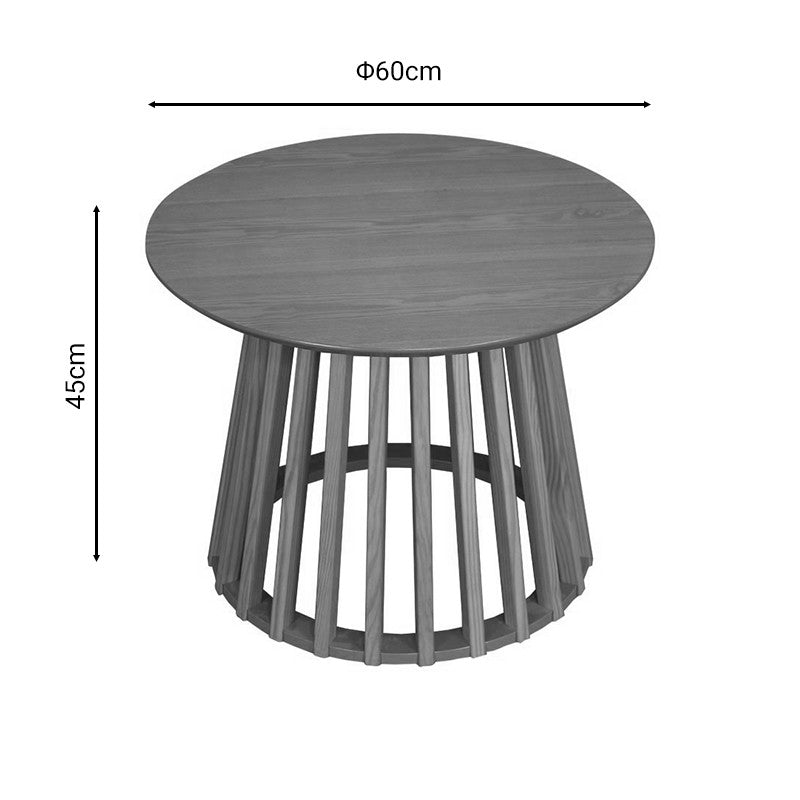 Table basse bois naturel 60x45 cm