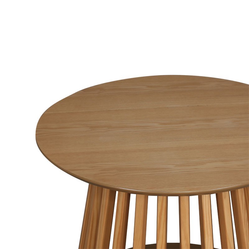 Table basse bois naturel 60x45 cm
