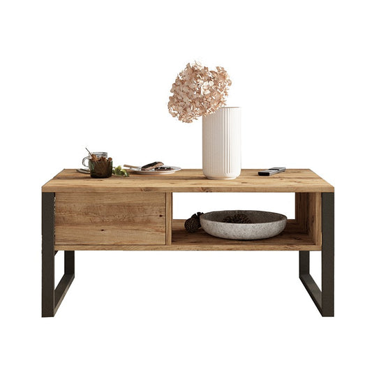 Table basse Honora bois chêne 100x60x44,5 cm