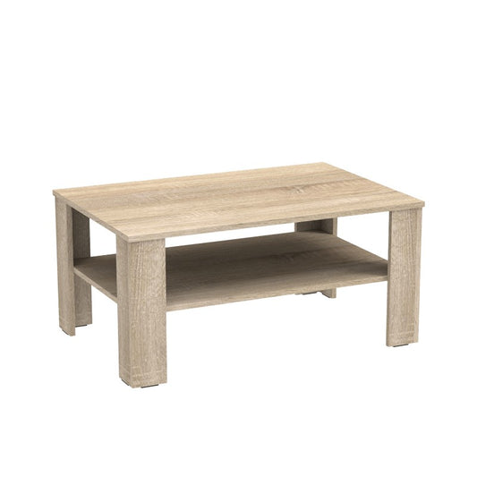 Table basse bois sonoma 90x60x42,3c m