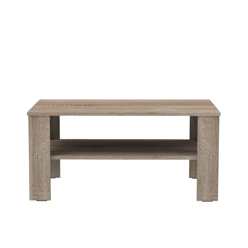 Table basse bois truffe sonoma 90x60x42,3 cm